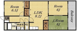 リバーコート三田の物件間取画像